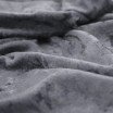 Tissu Panne De Velours Gris Foncé - (Tissu Panne De Velours )