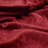 Panne Velvet Fabric Dark Red