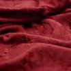 Tissu Panne De Velours Rouge Foncé - (Tissu Panne De Velours )
