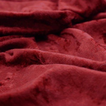 Panne Velvet Fabric Dark Red Panne Velvet Fabric Dark Red