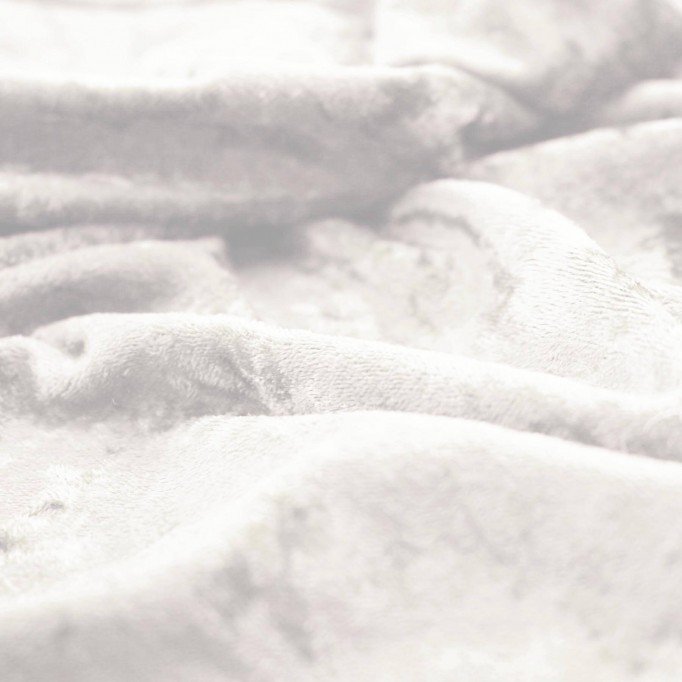 Velour De Panne Stof Creme - (Velours De Panne)