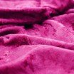 Panne Velvet Fabric Fuchsia  - (Panne Velvet Fabric)