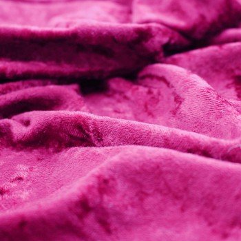 Panne Velvet Fabric Fuchsia  Panne Velvet Fabric Fuchsia