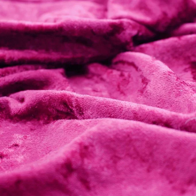 Tessuto Velluto Panné Fucsia  - (Velluto Panné)