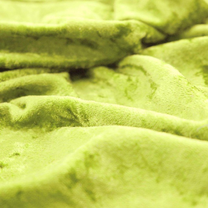 Panne Velvet Fabric Lime - (Panne Velvet Fabric)