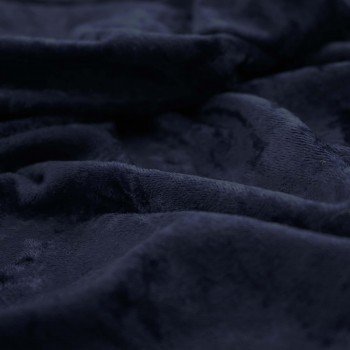 Panne Velvet Fabric Navy Panne Velvet Fabric Navy