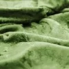 Panne Velvet Fabric Olive Green