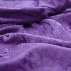 Pannesamt Stoff Violett