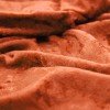 Pannesamt Stoff Rost Orange 
