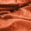 Tissu Panne De Velours Orange Rouille - (Tissu Panne De Velours )