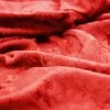Panne Velvet Fabric Red