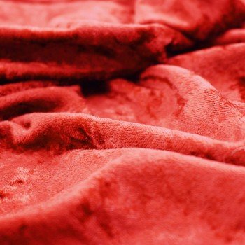 Panne Velvet Fabric Red Panne Velvet Fabric Red