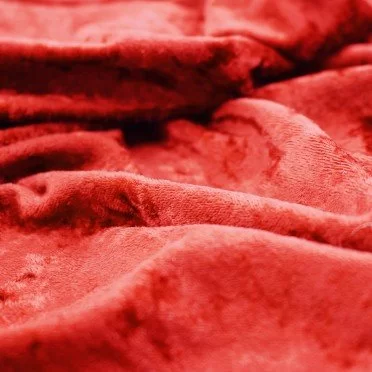 Tessuto Velluto Panné Rosso - (Velluto Panné)