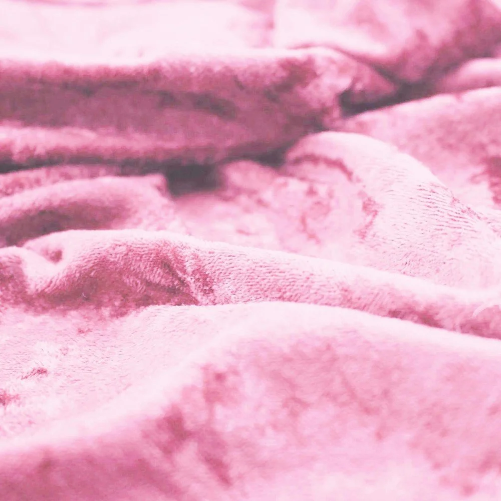Tessuto Velluto Panné Rosa