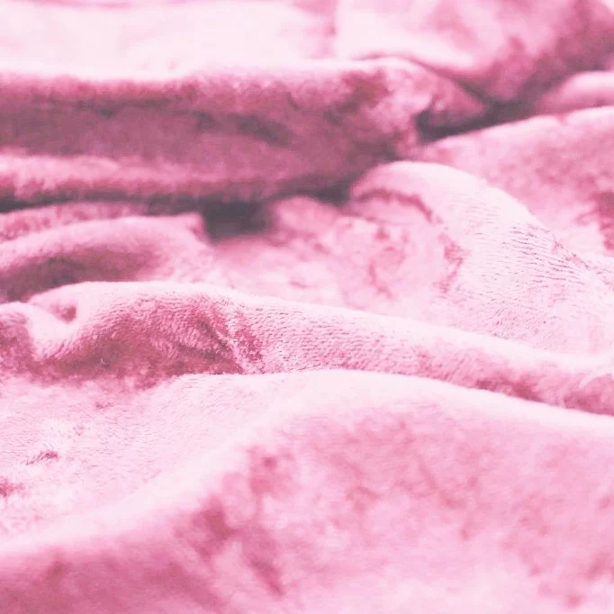 Pannefløjl Stof Pink - (Pannefløjl Stof)