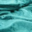 Velour De Panne Stof Turquoise - (Velours De Panne)
