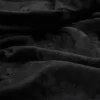 Velour De Panne Stof Zwart