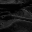 Tessuto Velluto Panné Nero - (Velluto Panné)