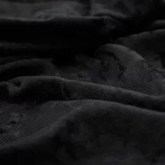 Velour De Panne Stof Zwart Velour De Panne Stof Zwart