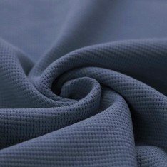 Waffle Knit Jersey Fabric Dark Jeans