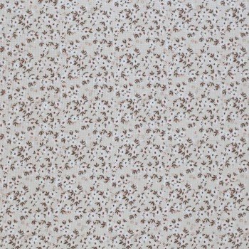 Waffelstrick Jersey Stoff - Blumenbombe Beige