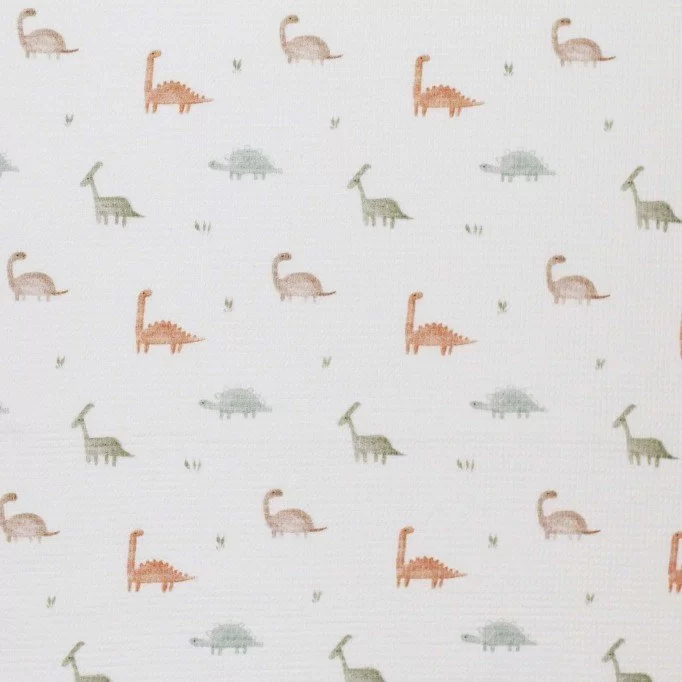 Waffle Knit Jersey Fabric - Dino's - (Jersey Fabrics)