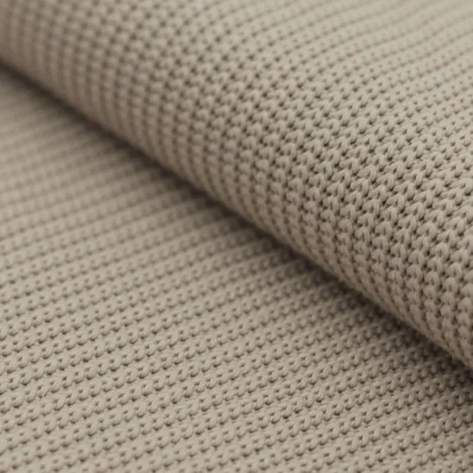 Big Knit Fabric Dark Beige - (Deco Fabrics)