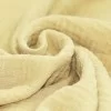 Baumwoll Musselin Stoff Lichtes Gelb