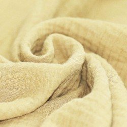 Double Gauze Fabric Soft Yellow