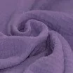 Baumwoll Musselin Stoff Violett - (Dekostoffe)