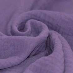 Double Gauze Fabric Purple