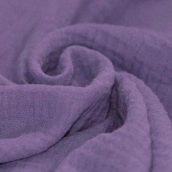 Double Gauze Fabric Purple Double Gauze Fabric Purple