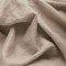 Tissu De Lin Fin (Stone Washed) Beige Foncé - (Tissus Deco)