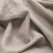 Fijne Linnen Stof (Stone Washed) Donker Beige - (Decoratiestoffen)