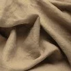 Feiner Leinenstoff (Stone Washed) Khaki Braun - (Dekostoffe)
