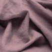 Tissu De Lin Fin (Stone Washed) Vieux Mauve - (Tissus Deco)