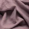 Fint Hørstof (Stone Washed) Gammel Mauve - (Dekorationsstoffer)