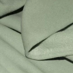 Tessuto Felpa Cotone Verde Polveroso Tessuto Felpa Cotone Verde Polveroso