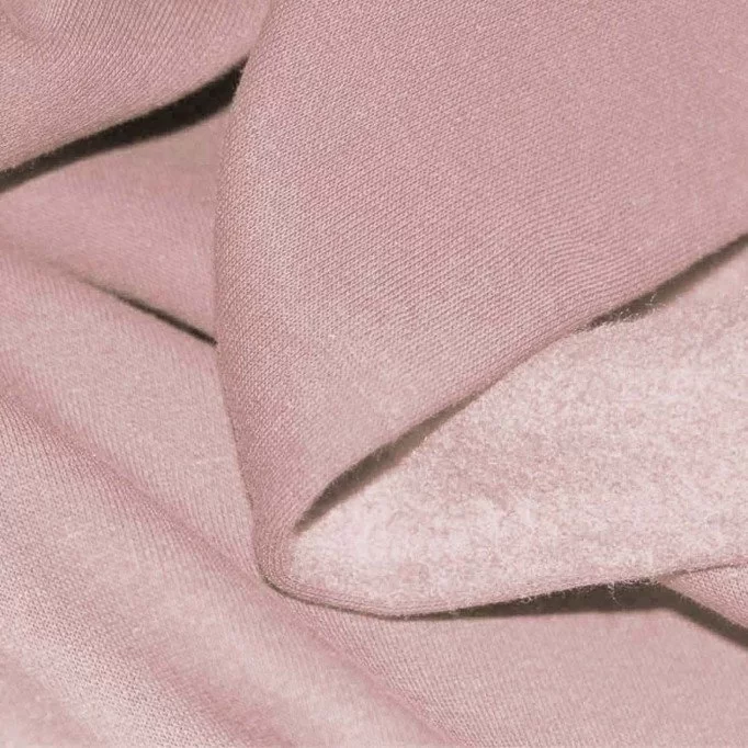 Joggingstof Nude Pink - (Jogging Stof)