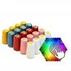 Overlockgarn 5 Farben x 4 Stück Paket  - (Stoffe Outlet)