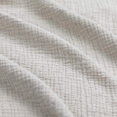 Drielaags Katoen Linnen Gauze Stof Naturel Melange