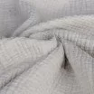 Tessuto Triplo Garza Di Cotone Lino Naturale Melange - (Deco Tessuti)