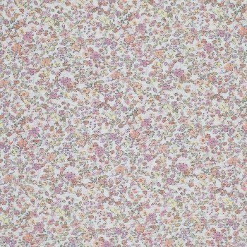 Waffelstrick Jersey Stoff - Modische Blume Alt Flieder 