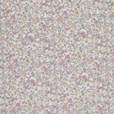 Waffle Knit Jersey Fabric - Trendy Flower Old Lilac  - (Jersey Fabrics)