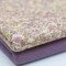 Waffle Knit Jersey Fabric - Trendy Flower Old Lilac  - (Jersey Fabrics)