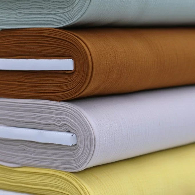 Double Gauze Fabric 6 Colors 12 Meters Package | Rijs Textiles Double Gauze Fabric 6 Colors 12 Meters Package - (Fabric Outlet)