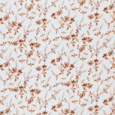 Baumwolljersey Digital - Cognac Braune Blume | Rijs Textiles Baumwolljersey Digital - Cognac Braune Blume - (Baumwolljersey Digitaldruck)