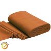 Organisk Manchet Stof 1x1 Cognac