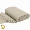 Organic Cuff Fabric 1x1 Dark Beige  - (Cuffs Rib)