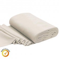 Biologische Boordstof 1x1 Licht Beige  Biologische Boordstof 1x1 Licht Beige